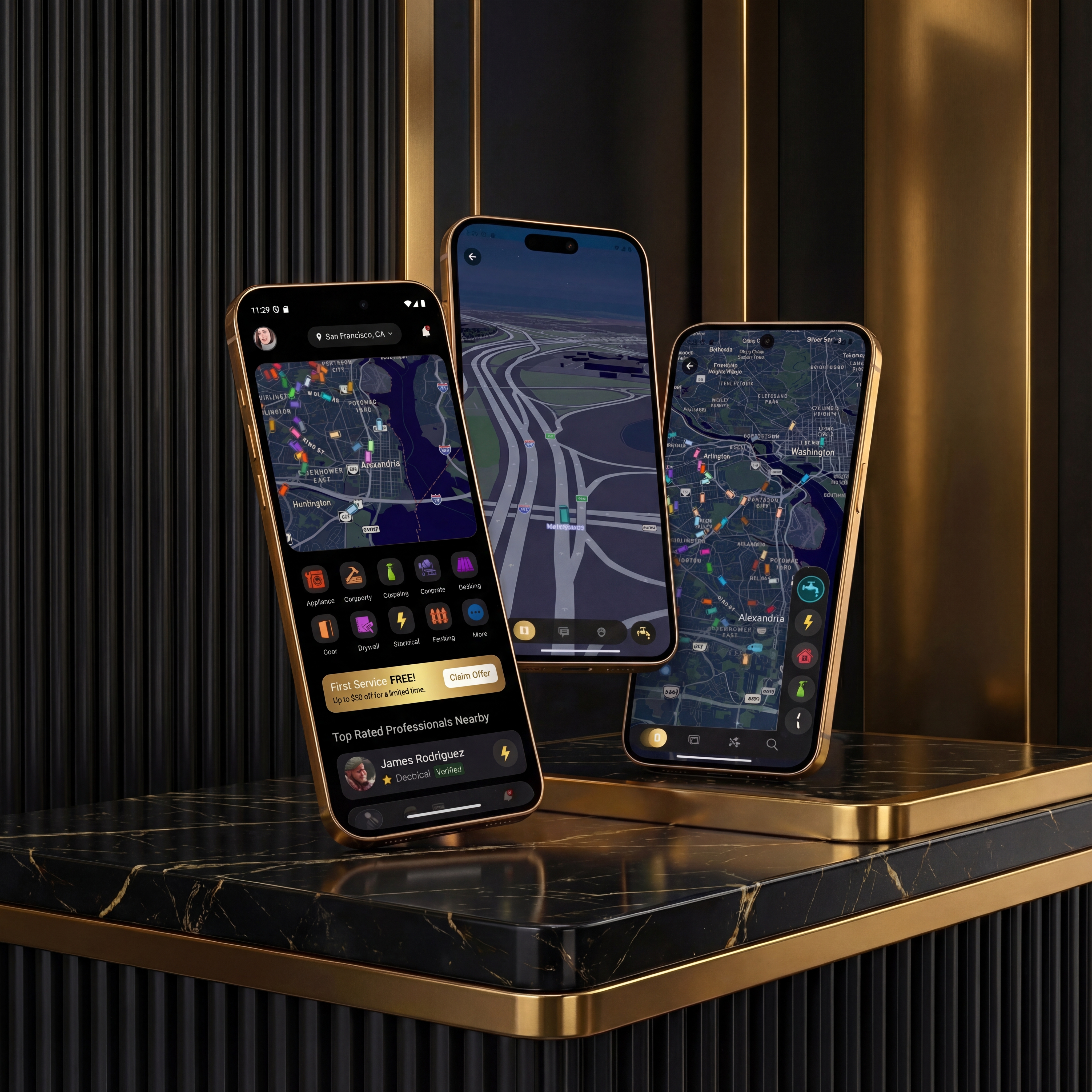 B2B vendor licensing and background check dashboard